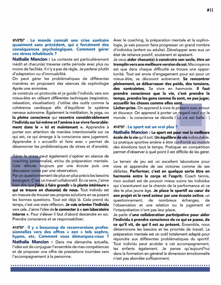 Page 4 de la parution presse